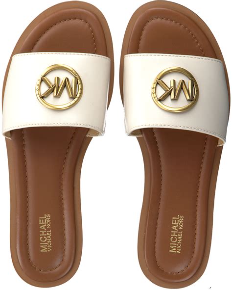 michael kors slippers dames|michael kors slides women's.